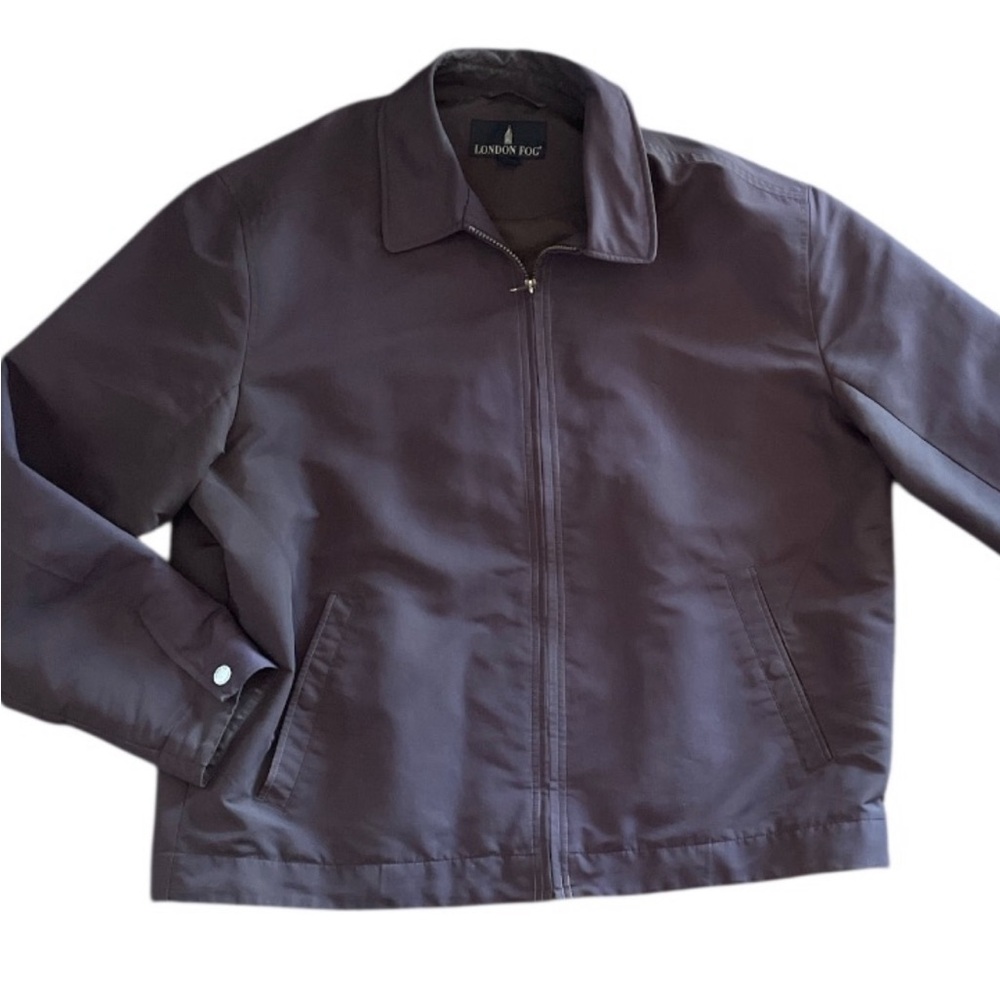 London Fog grey XL men’s spring weather proof jacket 1980’s quality Vgt coat
